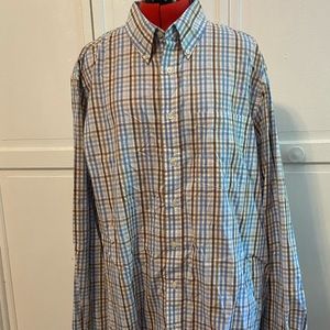 NWT Saddlebred Big and Tall XLT Button Down Long Sleeve Shirt Retail $54